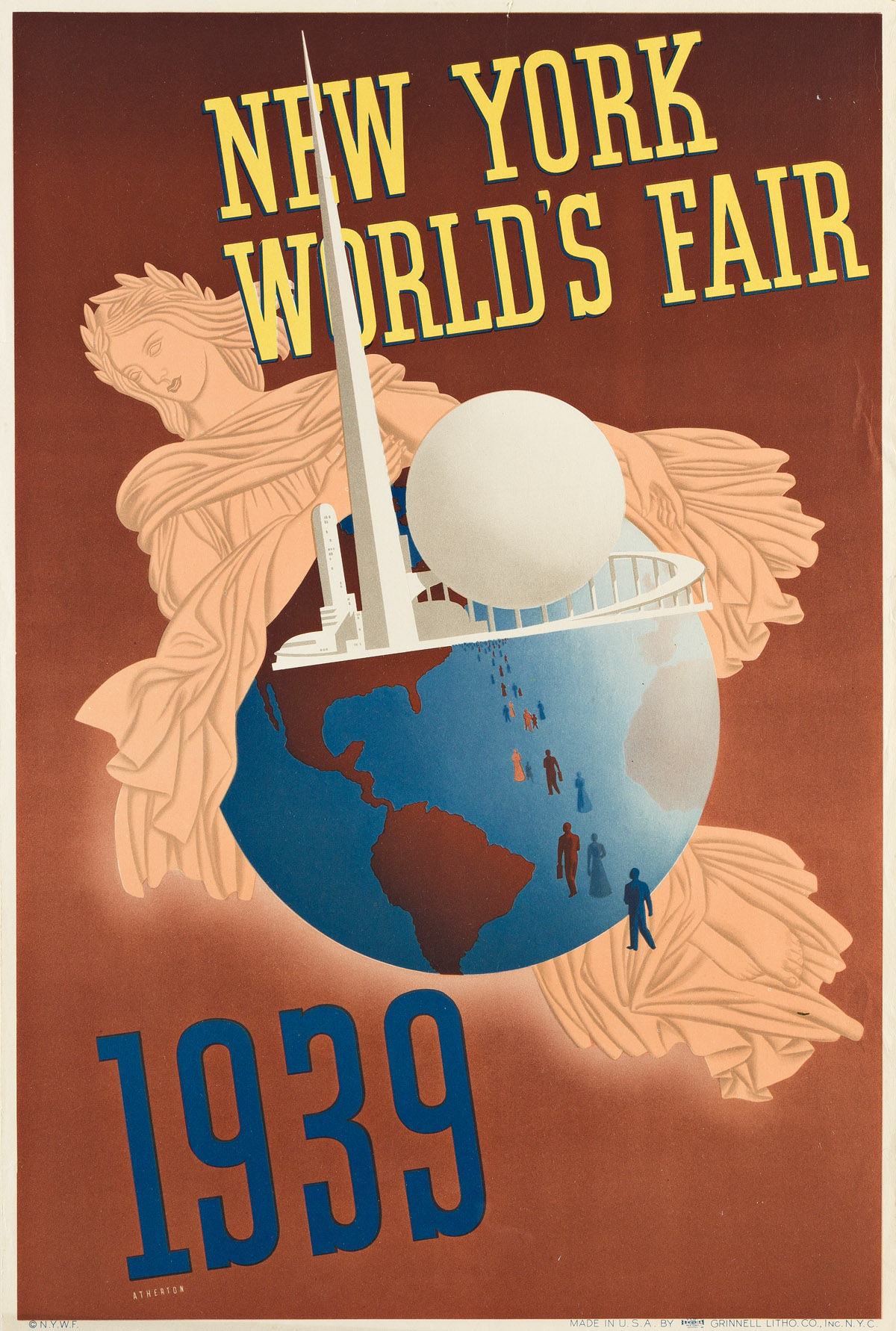 JOHN ATHERTON (1900-1952) New York Worlds Fair.